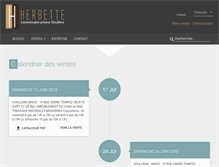 Tablet Screenshot of herbette.fr